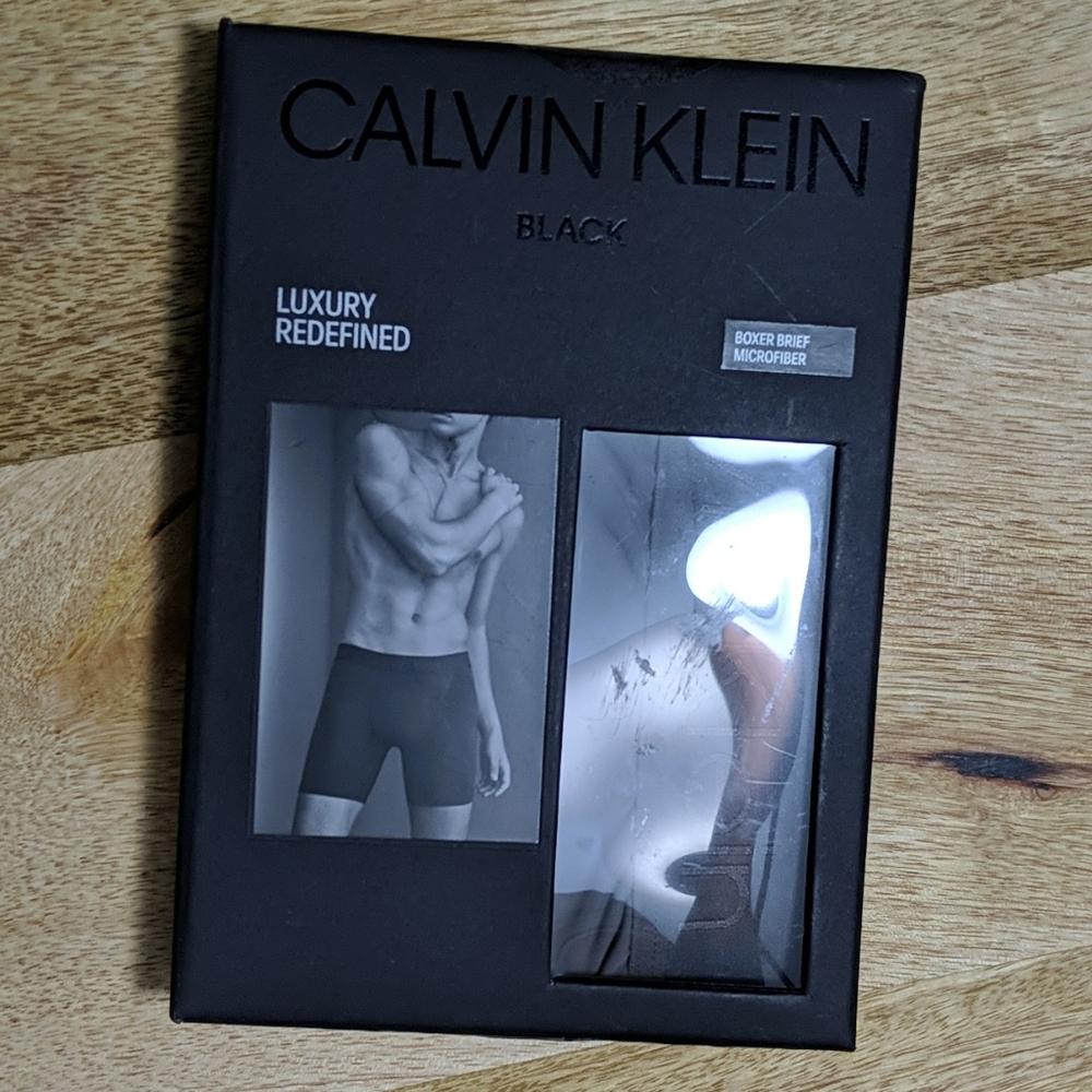 Calvin Klein Black Microfiber Boxer Briefs